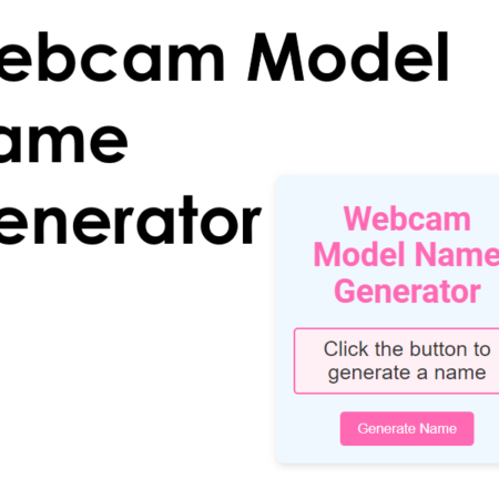 Webcam modelnaam generator